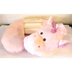 Kellybaby Baby Girl Baby Neck Pillow Travel Comfortable Pink Unicorn Brand New